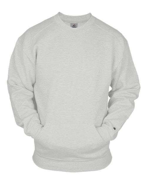 Badger 1252 Unisex Pocket Crewneck Sweatshirt