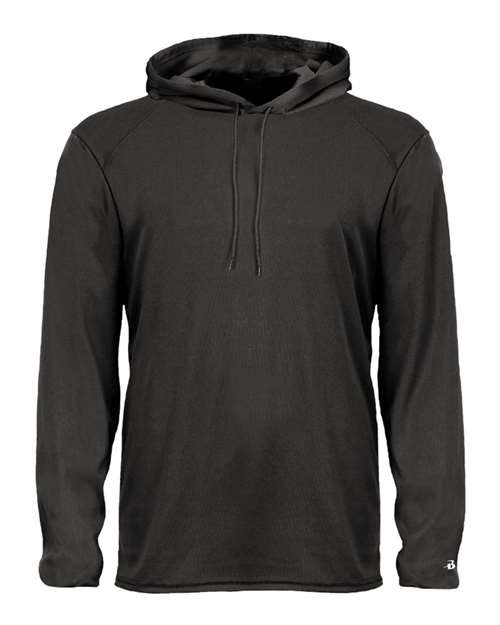 Badger 4105 Unisex B-Core Hooded Long Sleeve T-Shirt