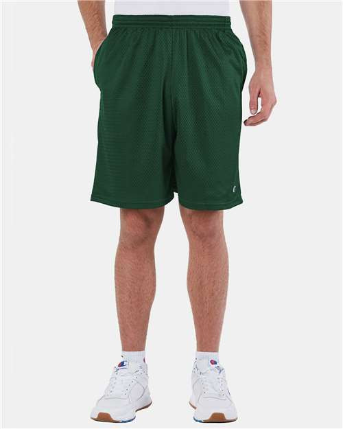Champion S162 Unisex Polyester Mesh 9" Shorts with Pockets