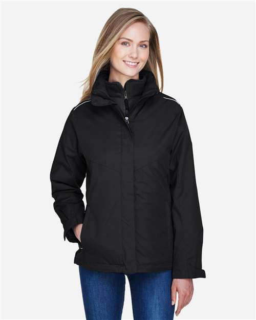 CORE365 78205 Women's 3-in-1 Jacket with Fleece Liner