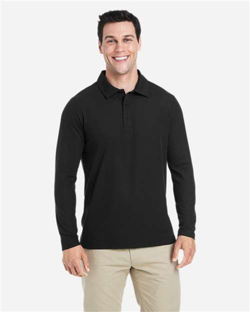 CORE365 CE112L Men's Fusion ChromaSoft™ Long Sleeve Pique Polo