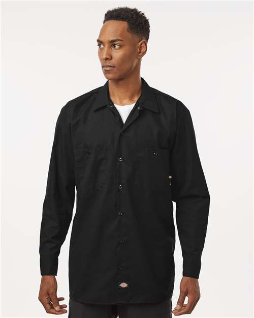 Dickies L535T Men's Tall Industrial Long Sleeve Work Shirt