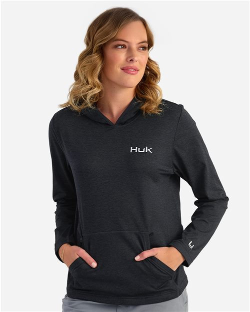 HUK H6130023 Women's Coldfront+ Hooded Sweatshirt