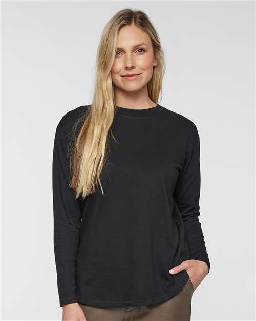 LAT 3508 Women's Fine Jersey Long Sleeve Tee
