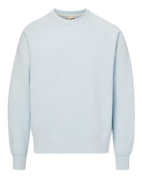 MV Sport 17116 Men's Vintage Fleece Raglan Crewneck Sweatshirt