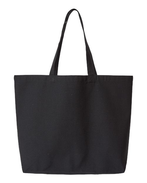 OAD OAD108R Jumbo Recycled Midweight Gusseted Canvas Tote