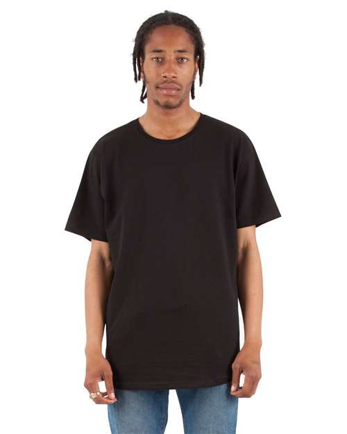 Shaka Wear SHCLT Unisex Curved Hem Long T-Shirt