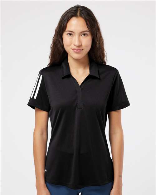 Adidas A481 Women's Floating 3-Stripes Polo