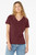 BELLA+CANVAS BC6405 Women's Relaxed Jersey Short Sleeve V-Neck Tee