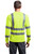 CornerStone CS409 ANSI 107 Class 3 Long Sleeve Snag-Resistant Reflective T-Shirt