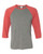 Grey/ Red Triblend
