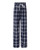 Navy/ Silver Plaid
