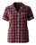 Varsity Maroon Oxford Plaid