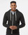 J. America 8872 Men's Triblend Full-Zip Hooded Sweatshirt