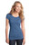 District DT270 DISCONTINUED District - Juniors Textured Girly Crew Tee. DT270