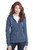 District DT292 DISCONTINUED District - Juniors Marled Fleece Full-Zip Hoodie DT292