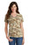 Port & Company LPC54VC DISCONTINUED Port & Company Ladies Core Cotton Camo V-Neck Tee. LPC54VC