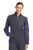 Sport-Tek LST61 DISCONTINUED Sport-Tek Ladies Piped Colorblock Wind Jacket. LST61