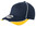 New Era NE1050 DISCONTINUED New Era - Contrast Piped BP Performance Cap. NE1050