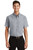 Port Authority S633 DISCONTINUED Port Authority Short Sleeve Value Poplin Shirt. S633
