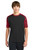 Black/Deep Red