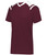 MAROON/WHITE