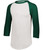 WHITE/DARK GREEN