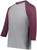 GREY HEATHER/MAROON HEATHER