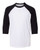 BELLA + CANVAS 3200Y Youth Three-Quarter Sleeve Baseball Tee