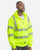 Berne Apparel HVF021 Men's Berne Hi-Vis Class 3 Lined Hooded Sweatshirt