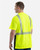 Berne Apparel HVK017 Men's Hi-Vis Class 2 Color Blocked Pocket T-Shirt
