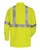 Bulwark SMW4T Men's Tall High Visibility Long Sleeve Work Shirt