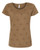 Code Five 3629 Women's Star Print Scoop Neck Tee
