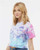Colortone 1050 Women's Tie-Dyed Crop T-Shirt