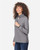 CORE365 CE73W Women's Venture Heathered Stripe Quarter-Zip Pullover