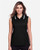 Devon & Jones DG20SW Women's CrownLux Performance® Plaited Tipped Sleeveless Polo