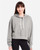 Glyder PDP1725 Women's Vintage Oversized Cropped Hooded Sweatshirt