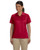 Harriton M374W Women's Polytech Mesh Insert Polo