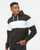 J. America 8644 Men's Varsity Fleece Colorblocked Hooded Sweatshirt