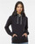 J. America 8694 Women’s French Terry Sport Lace Scuba Hooded Sweatshirt