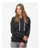 J. America 8836 Women's Sueded V-Neck Hooded Sweatshirt