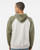J. America 8885 Men's Vintage Heather Hooded Sweatshirt