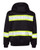 Kishigo B310-313 Men's EV Series® Enhanced Visibility Full-Zip Hooded Sweatshirt