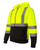 Kishigo JS102-103 Unisex Hi-Vis Full-Zip Hooded Sweatshirt