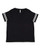 LAT 3837 Women's Curvy Collection Vintage Football T-Shirt