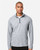 North End NE415 Men's Eclipse Jacquard Quarter-Zip Pullover