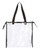 OAD OAD5006 OAD Clear Zippered Tote with Full Gusset