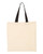 Q-Tees QTB6000 Economical Tote with Contrast-Color Handles