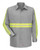 Red Kap SC30E Men's Enhanced Visibility Long Sleeve Cotton Work Shirt