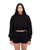 Shaka Wear SHGWC Women's Garment-Dyed Crop Hooded Sweatshirt